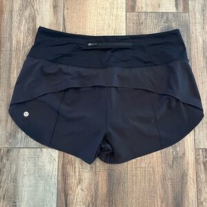 lululemon athletica Black Speed Up 2.5”Athletic Shorts